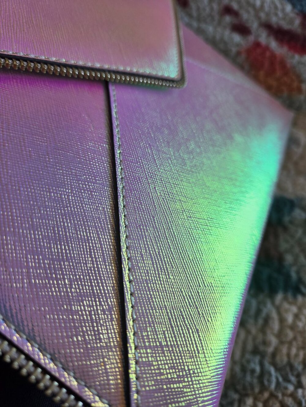 Rebecca Minkoff Leo Clutch - Iridescent White - Picture 7 of 7
